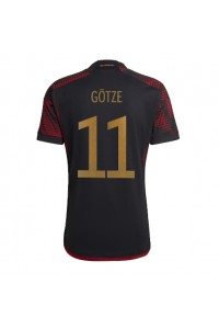 Fotbalové Dres Německo Mario Gotze #11 Venkovní Oblečení MS 2022 Krátký Rukáv